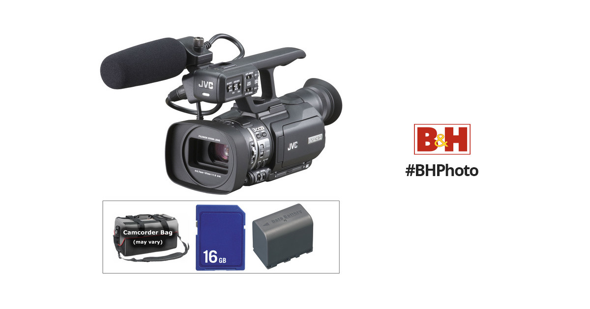 JVC GY-HM100 HD Camcorder Kit B&H Photo Video