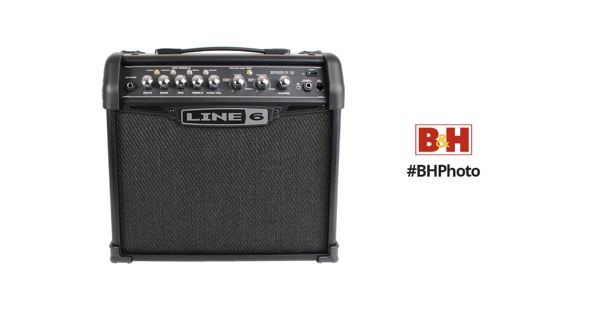 Line 6 Spider IV 15 - Combo Guitar Amplifier 99-010-3205 B&H