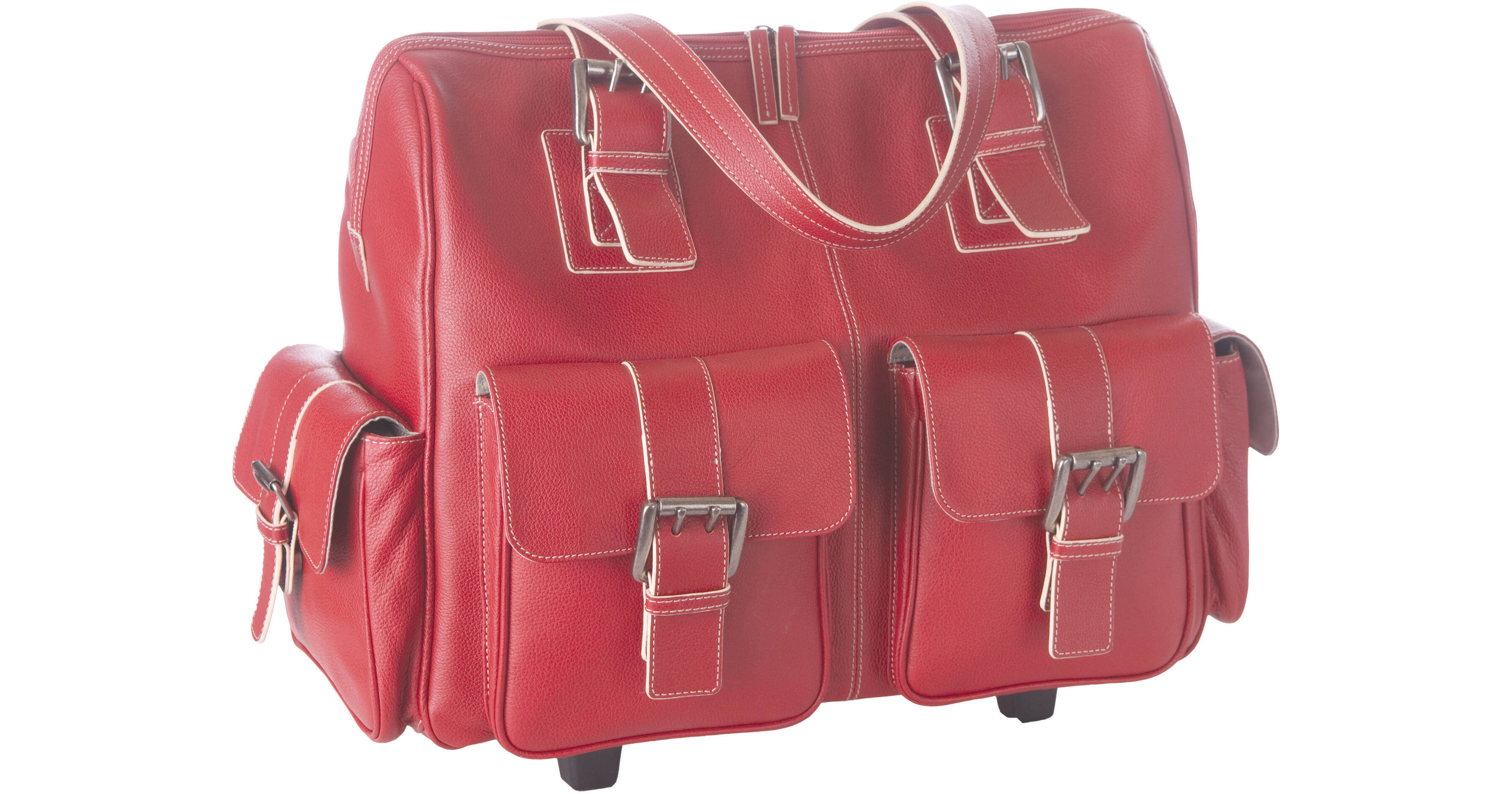 JillE Designs Large Rolling Camera Bag (Red) 897596 B&H Photo