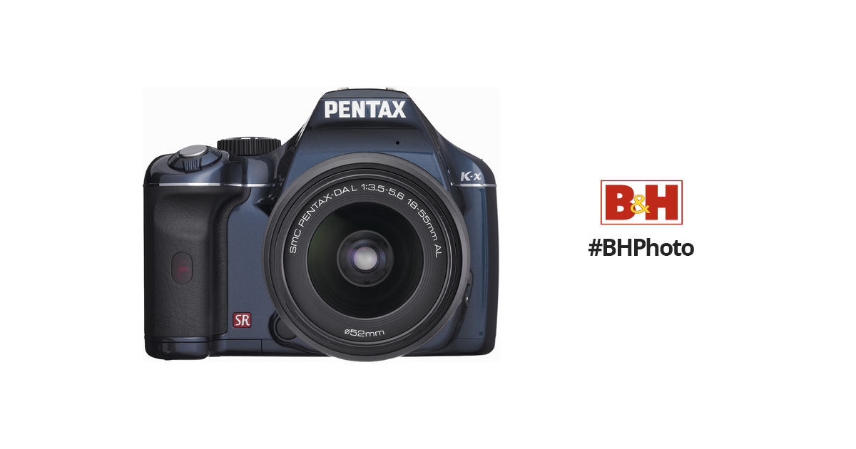 Pentax Pentax K-x Digital SLR with 18-55mm Zoom Lens (Navy)