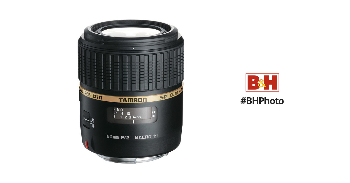 Tamron SP 60mm f/2 Di II 1:1 Macro Lens for Sony A