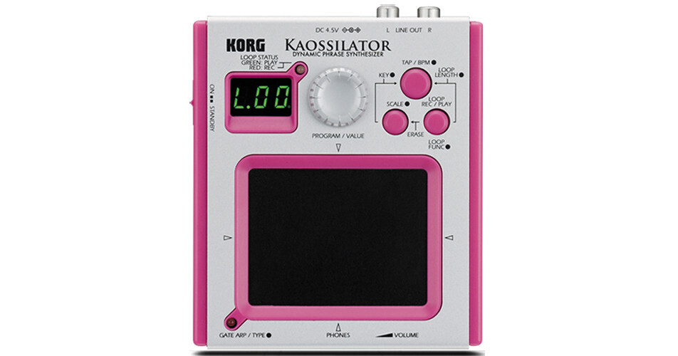 Korg KO1 KAOSSILATOR - Dynamic Phrase Synthesizer (Pink) KO1P