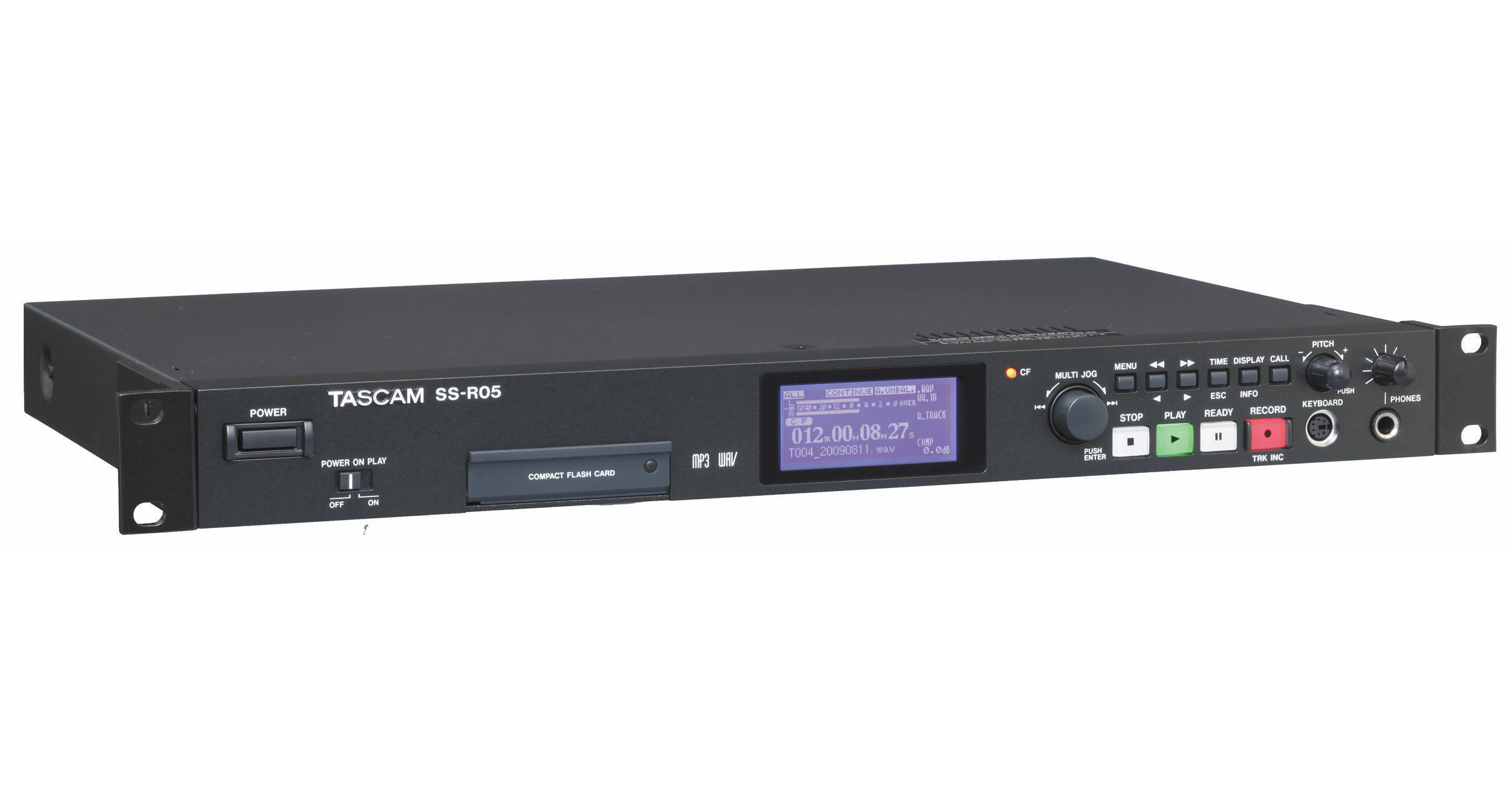 TASCAM SS-R05 Rackmount Solid-State Digital Audio Recorder