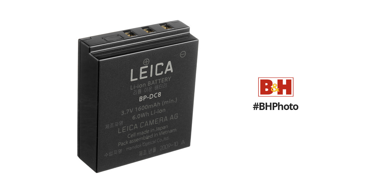 Li-ion Battery for LEICA EA-DC-8 18706 BP-DC8 NEW Premium Quality 