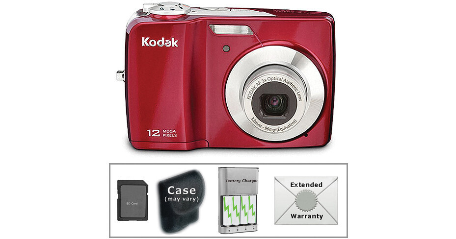 Kodak EasyShare C182 PointandShoot Digital Camera (Red) B&H