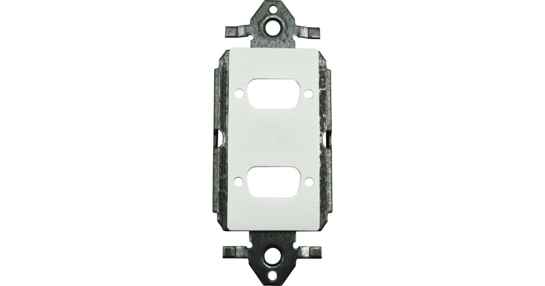 FSR SSP2DBWHT Decora Insert with 2 DSub Holes SSP2DBWHT B&H