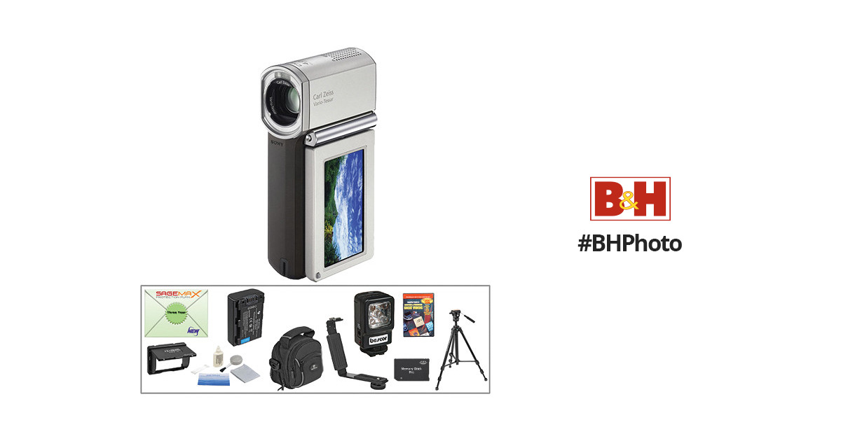 Sony HDR-TG1 HD Handycam Camcorder Advanced Kit B&H Photo Video