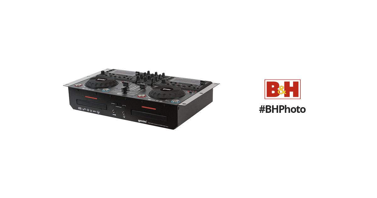 Gemini CDMP-6000 Professional DJ CD and USB Mass CDMP-6000 B&H