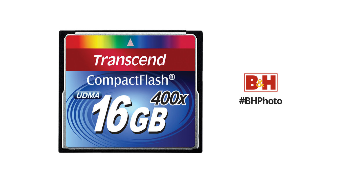 16gb Compact Flash Card 400x transcend usado 16 gb CF mapa