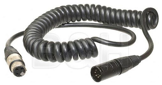 NRG 05005V Coiled DC Adapter Cable 3Pin to 5Pin 05005V B&H