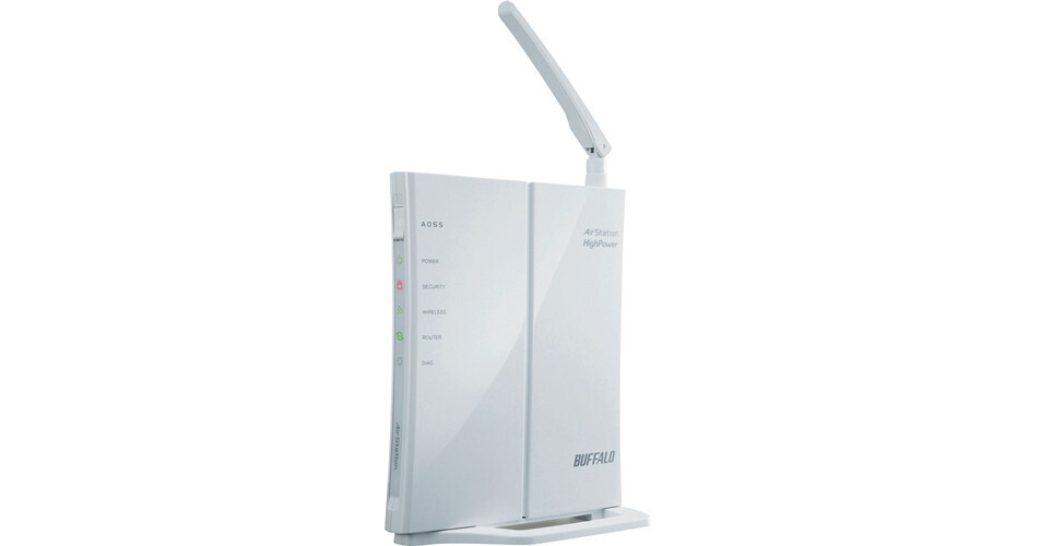 Buffalo N-Technology Wireless-N 150 High Power Router WHR-HP-GN