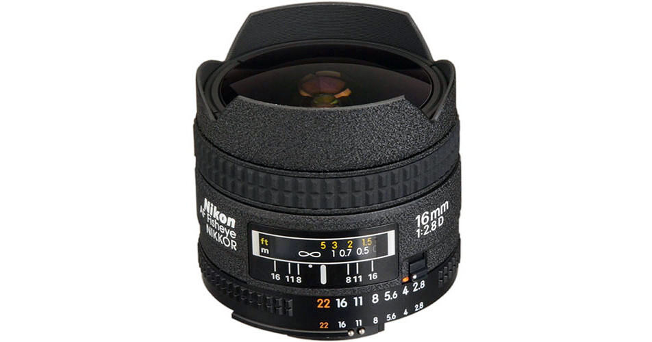 Nikon AF Fisheye-NIKKOR 16mm f/2.8D Lens