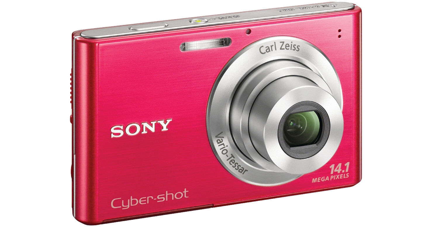 Sony Cybershot DSCW330 Digital Camera (Red) DSCW330/R B&H
