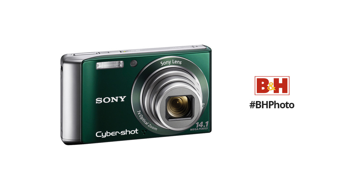 Sony Cyber-shot DSC-W370 Digital Camera (Green) DSCW370/G B&H