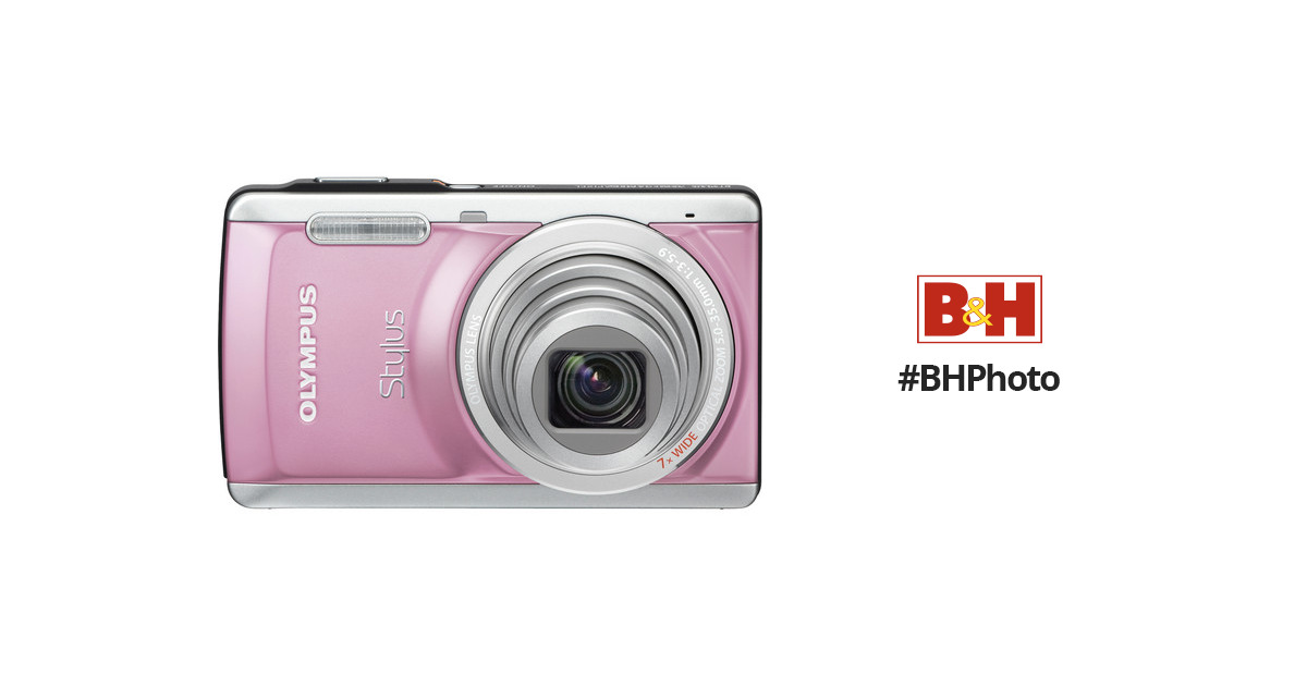Olympus Stylus 7040 Digital Camera (Pink) 227595 B&H Photo Video