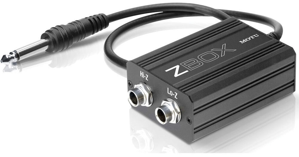 MOTU ZBox Guitar Pickup Impedance Adapter 2300 B&H Photo Video