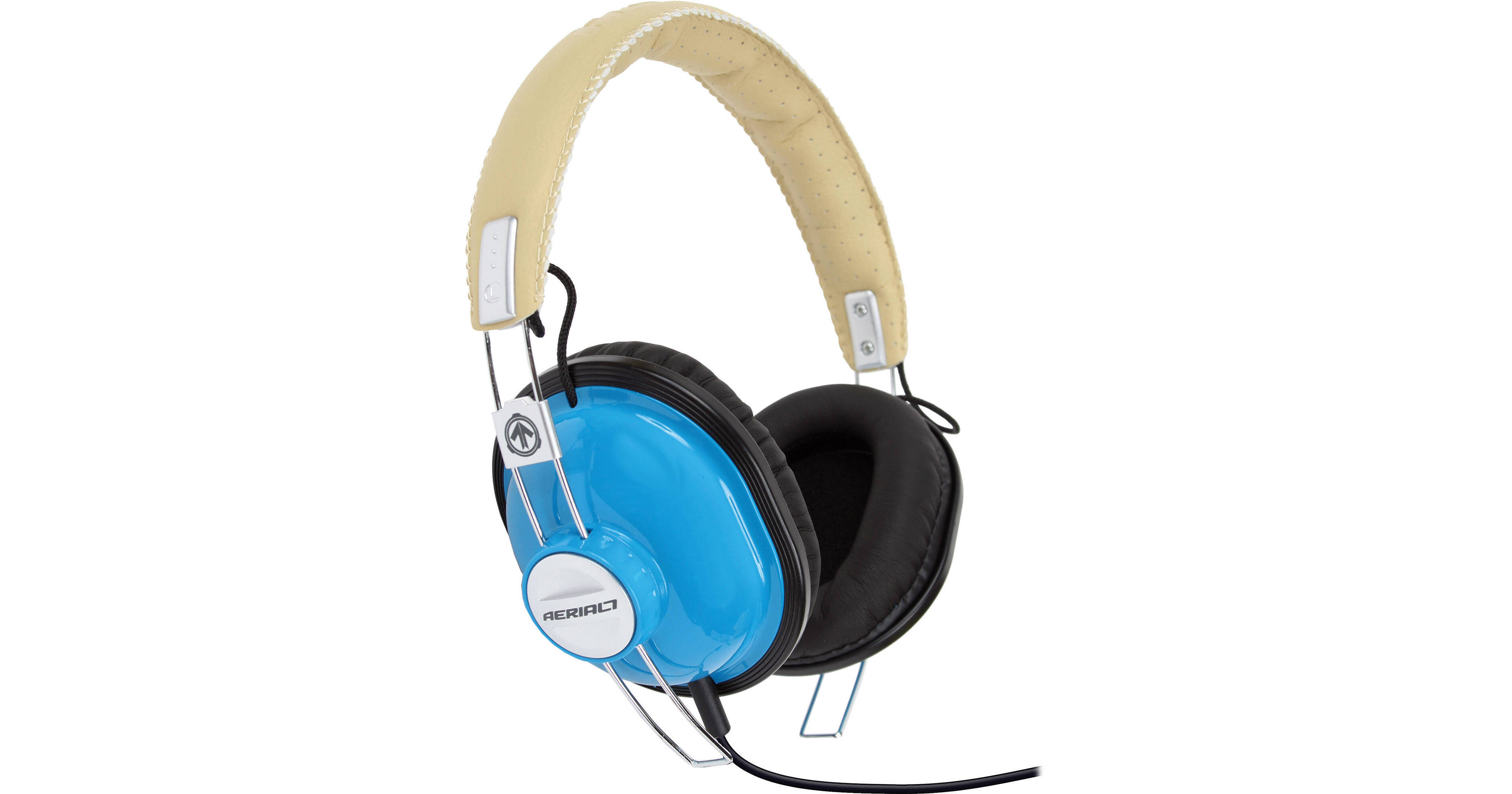 Aerial7 Chopper2 Retro Style Headphones (Azul) 02800 B&H Photo