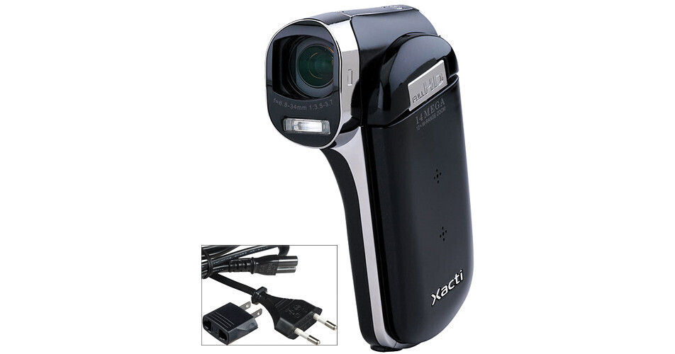 Sanyo VPC-CG10 Dual Camera Xacti 720p HD Camcorder VPC-CG10BKE