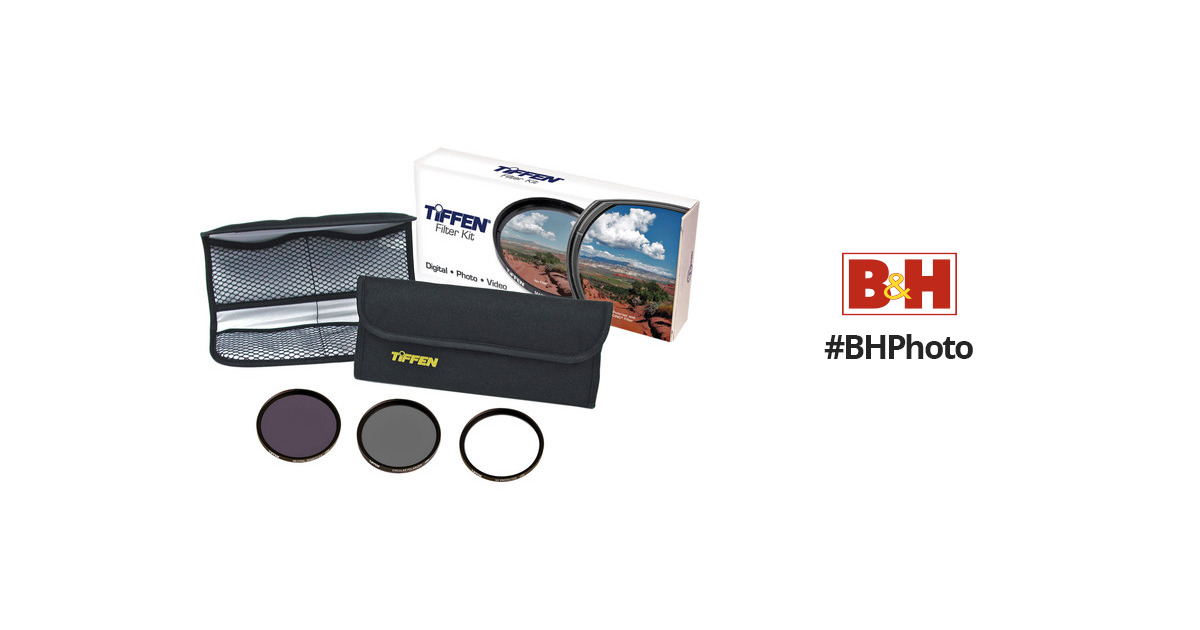 Tiffen 72mm Digital Essentials Filter Kit 72DIGEK3 B&H Photo