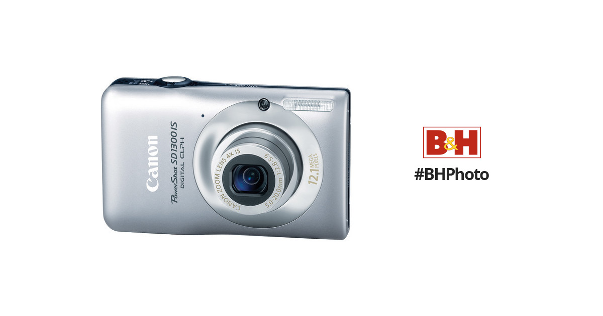  Canon PowerShot SD1300IS - Cámara digital de 12,1 MP con zoom  estabilizado de imagen óptica de gran angular 4x y pantalla LCD de 2.7  pulgadas (azul) (modelo antiguo) : Electrónica