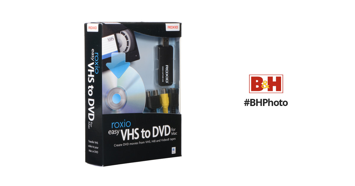 vhs to dvd video capture for mac