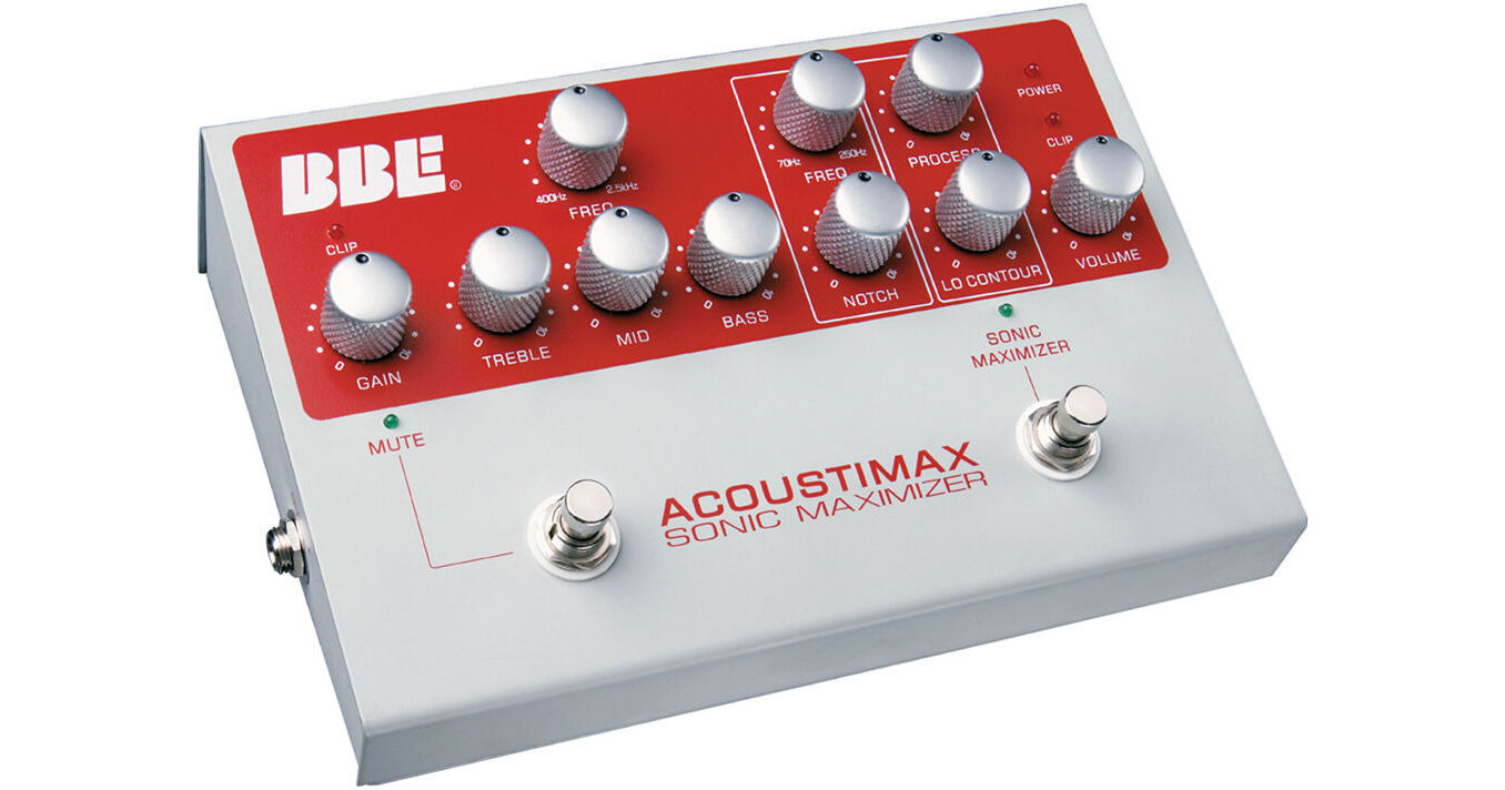 BBE Sound Acoustimax Foot Pedal Preamplifier ACOUSTIMAX B&H