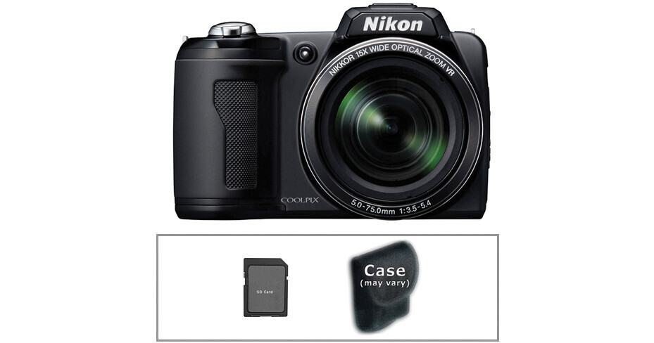 Nikon Coolpix L110 Digital Camera with Basic Accessory Kit