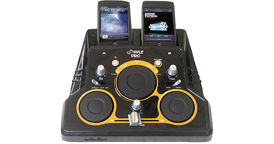 Pyle Pro PDJSIU200 Dual iMixer iPod DJ System PDJSIU200 B H