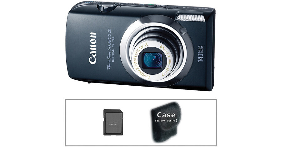 Canon Powershot Sd3500 Is Digital Camera With Basic Accessory