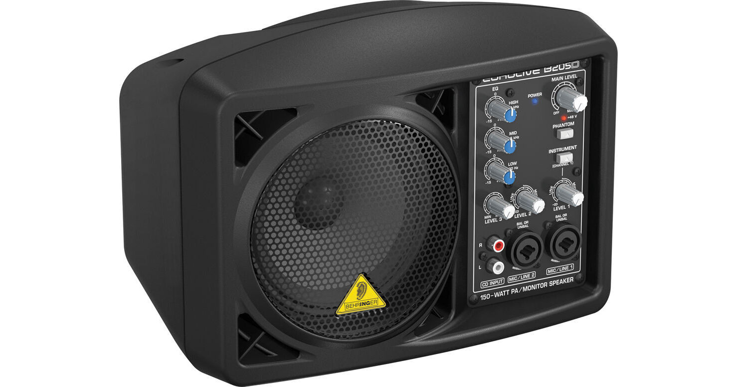 Behringer Eurolive B205D Active PA and Monitor Speaker B205D B&H