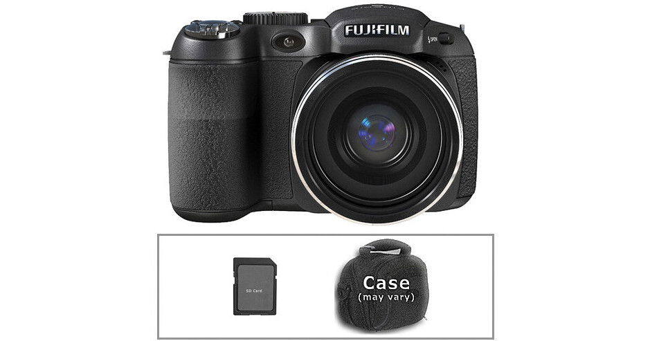 FUJIFILM FinePix S1800 12.2 MP Digital Camera With Basic