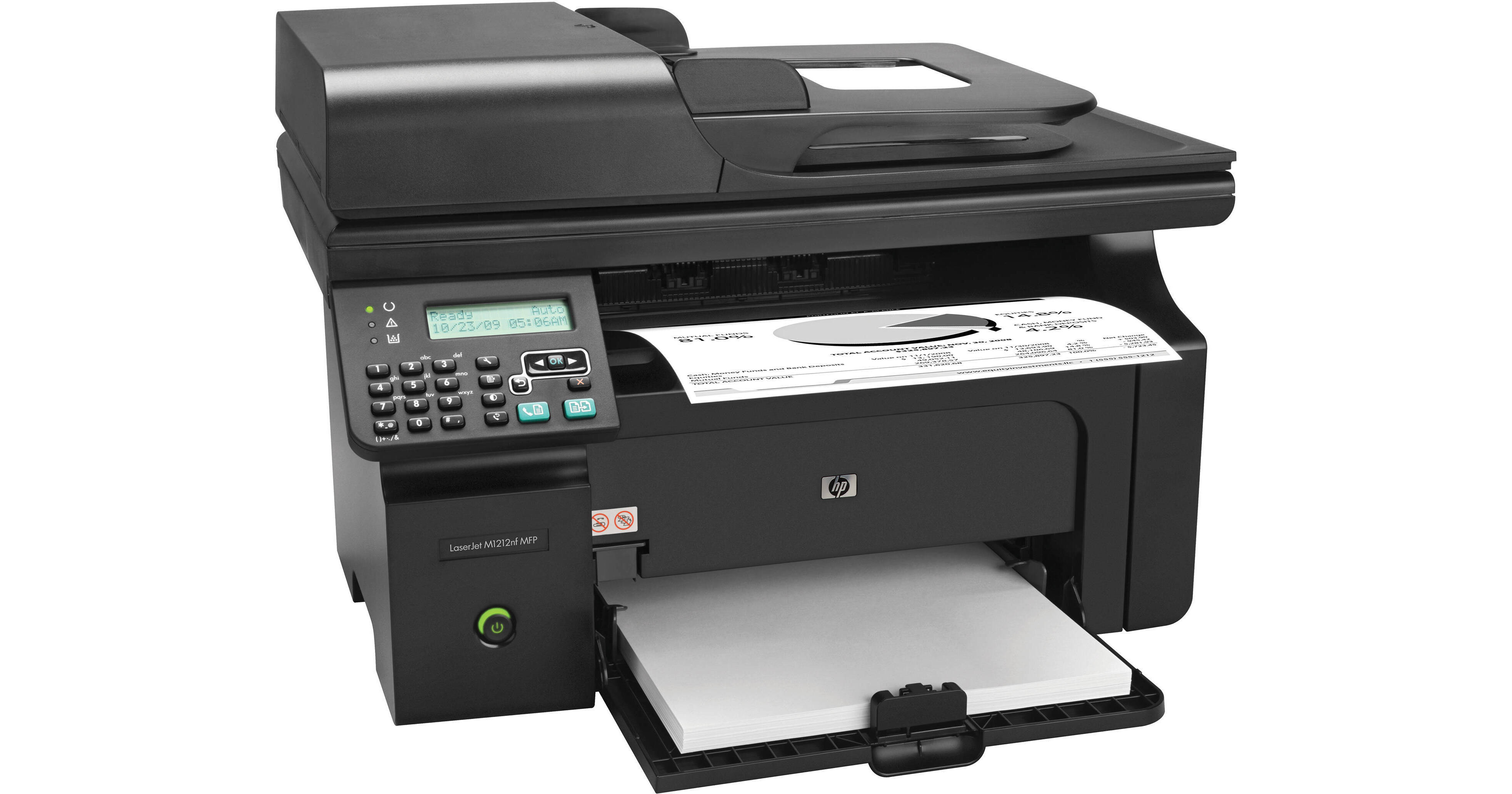 how to print on a hp laserjet m1212nf mfp wireless