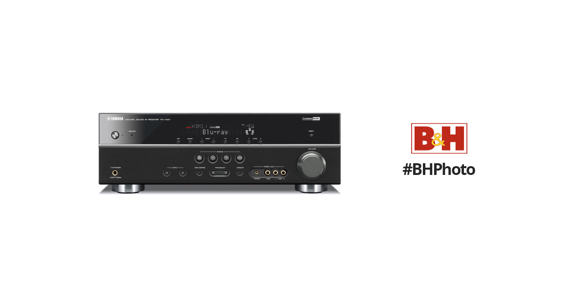 Yamaha RX-V567 7.1 Channel Home Theater Receiver RX-V567BL B&H