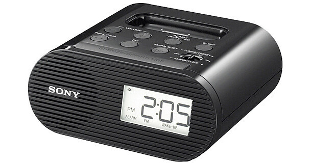Sony ICFC05iP iPod Dock/Clock (Black) ICFC05IPBLK B&H Photo