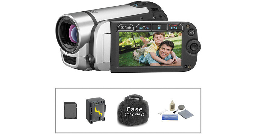 Canon FS300 Flash Memory Camcorder with Basic Accessory Kit