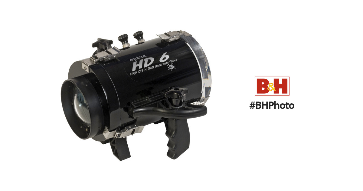 Equinox HD6 Underwater Housing f/ Sony HDR-XR100, and XR200 BH