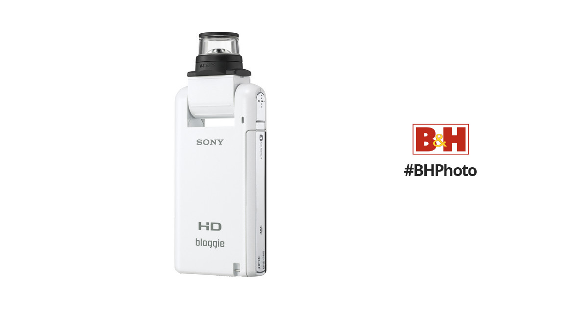 Sony MHS-PM5 bloggie Camera Kit (White) MHSPM5K/W B&H Photo Video