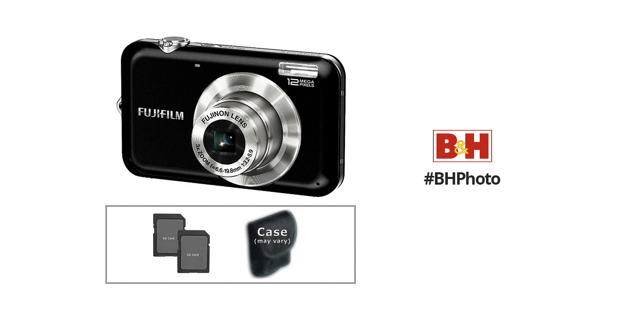 FUJIFILM FinePix JV100 Digital Camera with Basic Accessory Kit