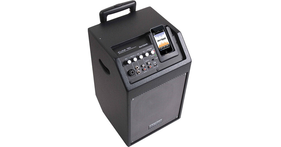 DJ-Tech iCube 90 Powered PA Speaker for iPod ICUBE 90 B&H Photo