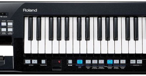 Roland Lucina AX-09 Synthesizer Keyboard (Black Sparkle) AX-09B