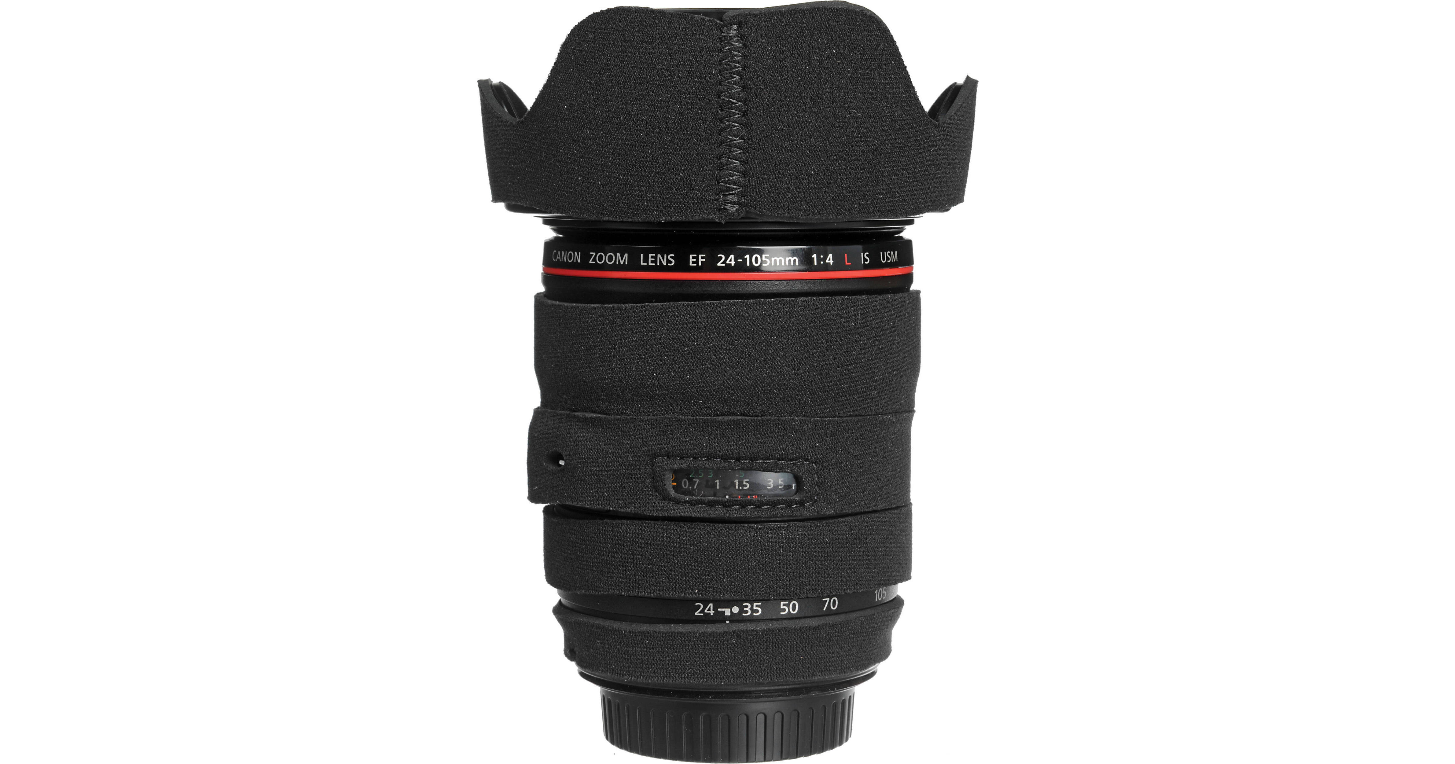 LensCoat Lens Cover for the 24-105mm f/4 IS Lens (Black)