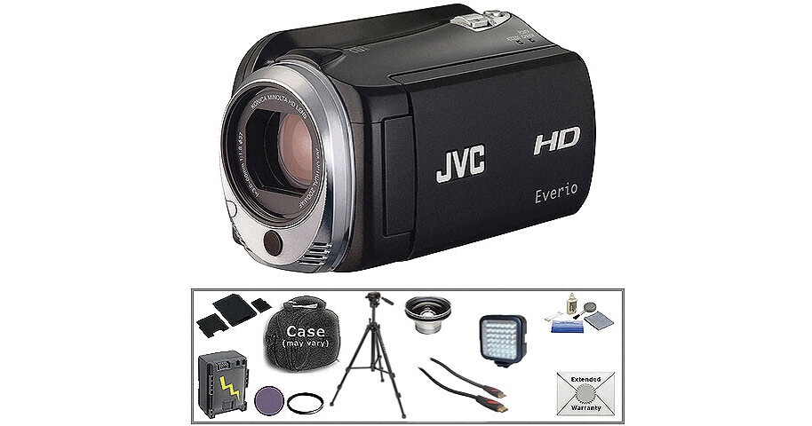 JVC GZ-HD500 HD Everio Hard Drive Camera with Advanced Accessory