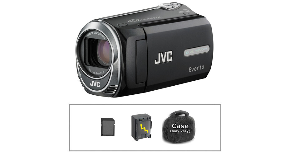 JVC GZMS230 Everio S Camera with Basic Accessory Kit (Black)