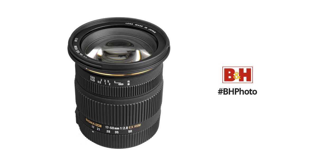 Sigma 17-50mm f/2.8 EX DC HSM Lens for Pentax K