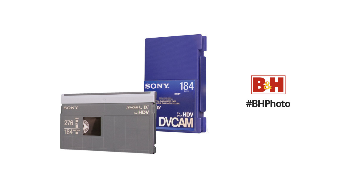 - NEW QH BOX OF 10 SONY PDV-184N  DVCAM DIGITAL VIDEO CASSETTES 