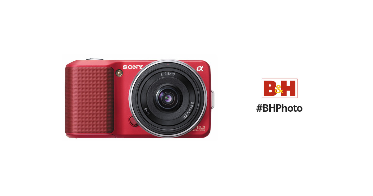 Sony Alpha NEX-3 Interchangeable Lens Digital Camera NEX3A/R B&H