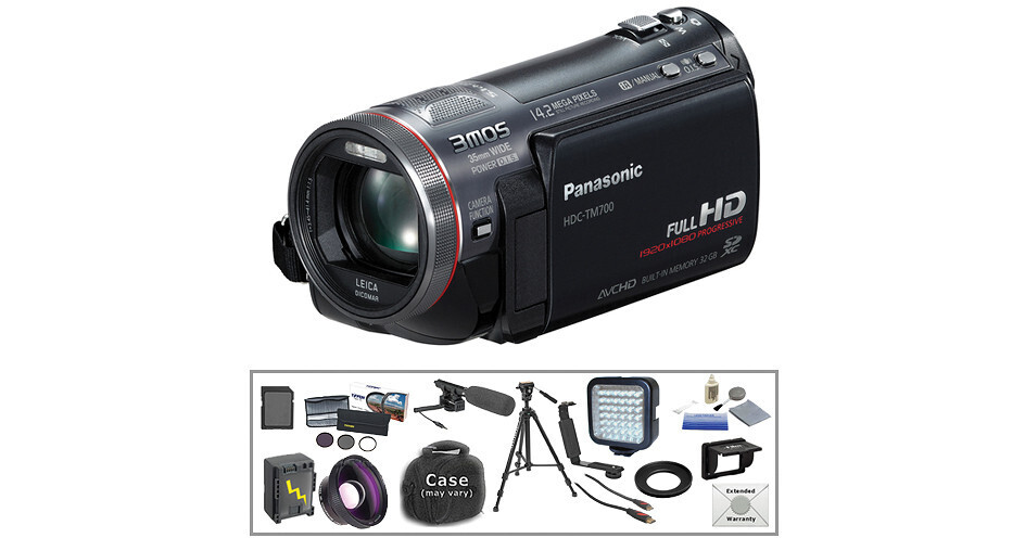 Panasonic HDCTM700 HD Camcorder with Advanced Accessory Kit