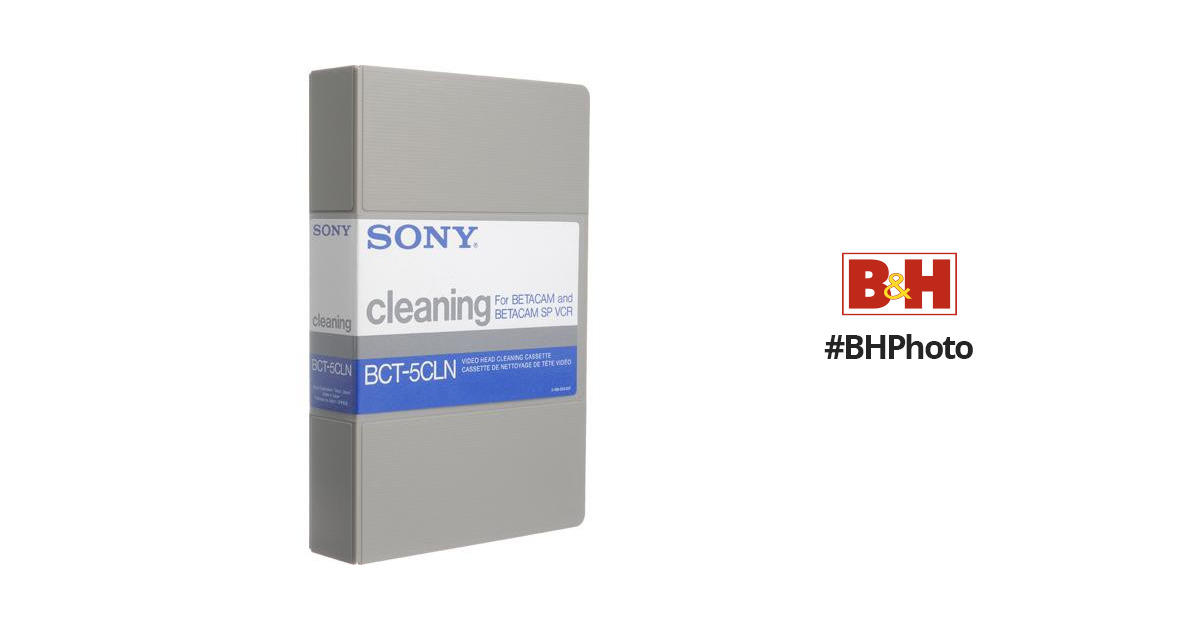 Sony BCT-5CLN Cleaning Cassette BCT-5CLN/3 B&H Photo Video