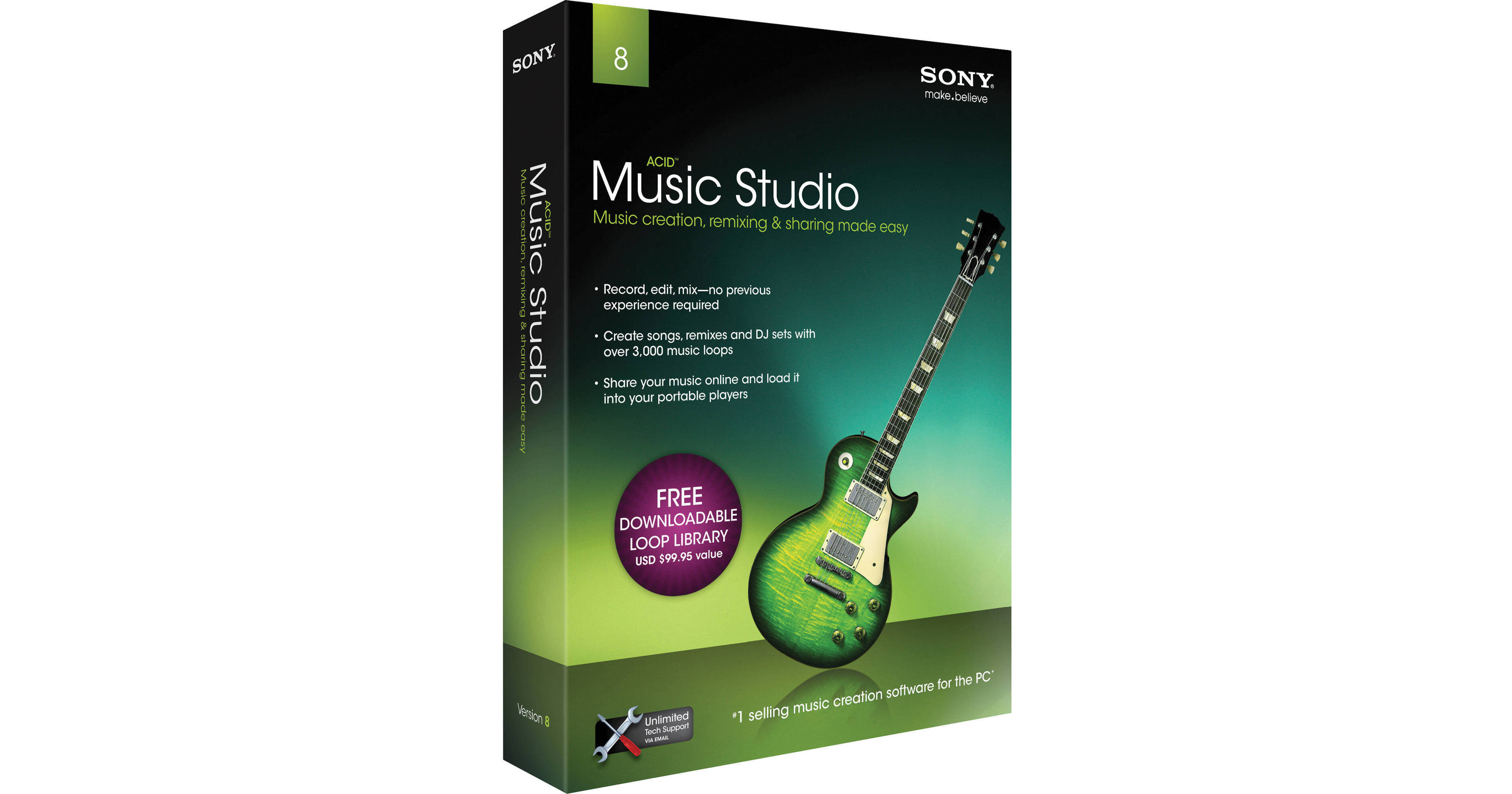 Sony ACID Music Studio 8 - Complete Home Recording MASAMST8000