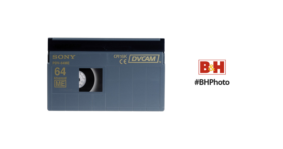 Sony PDV-64ME/2 DVCAM Videocassette (Standard) PDV64ME/2 Bu0026H